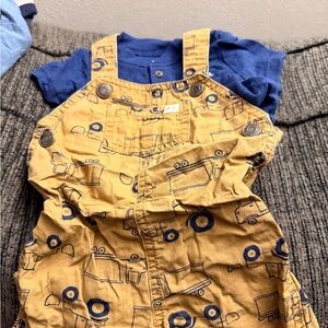 Carter's Blue and Tan Kids Matching Set